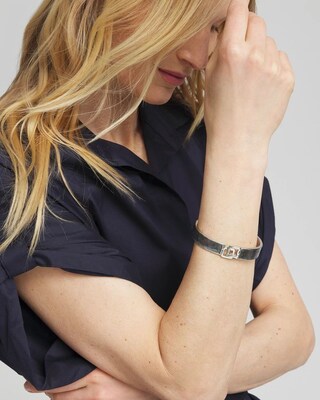 Chico's Click Lip Shell Bangle click to view larger image.