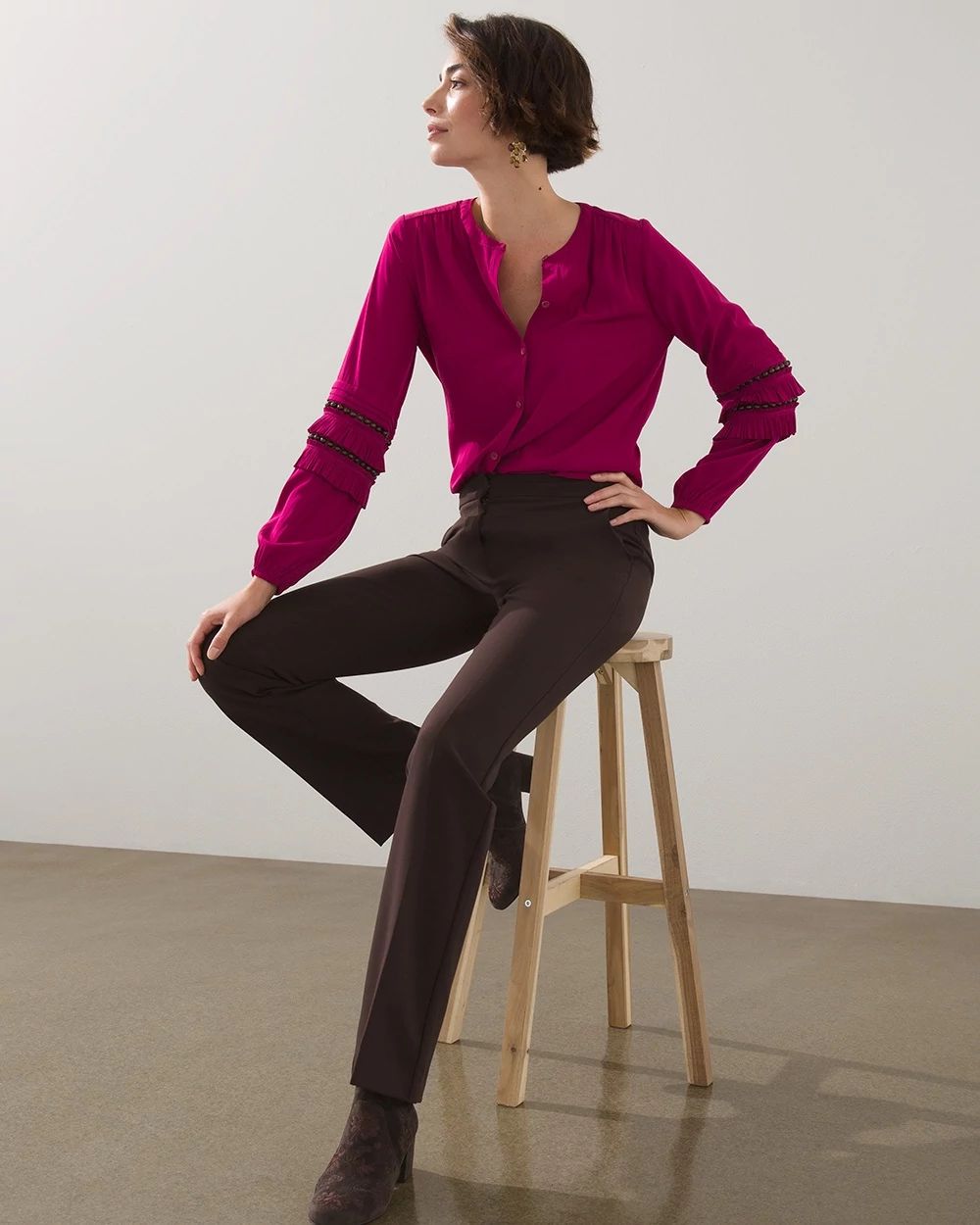Double Cloth Tailored Trousers