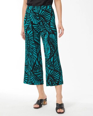 Petite Travelers Wing Print Crops