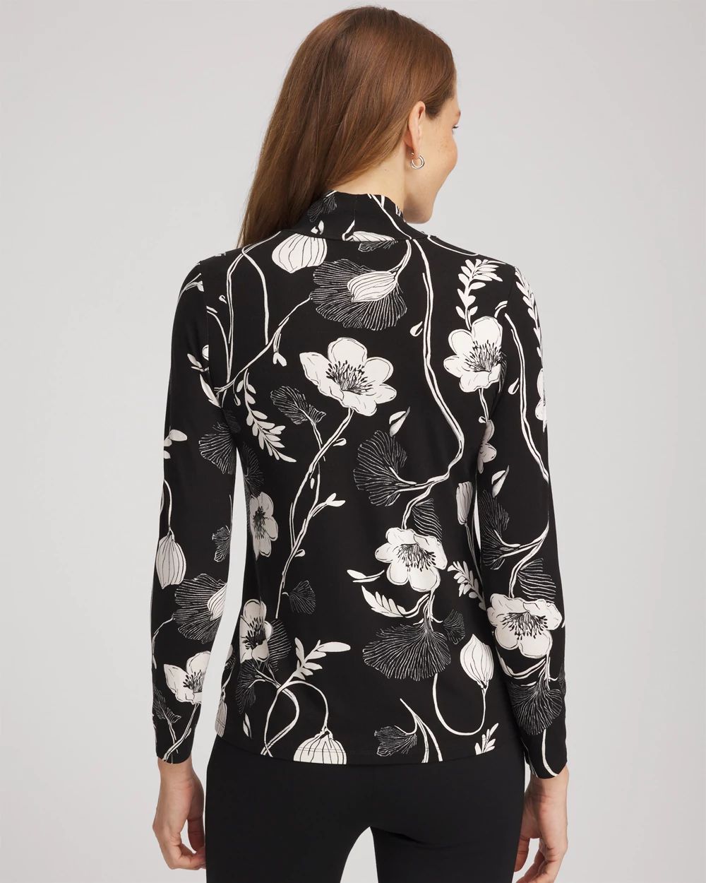 Touch of Cool™ Mockneck Layering Tee click to view larger image.