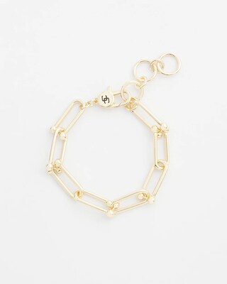 Gold Tone Links Bracelet