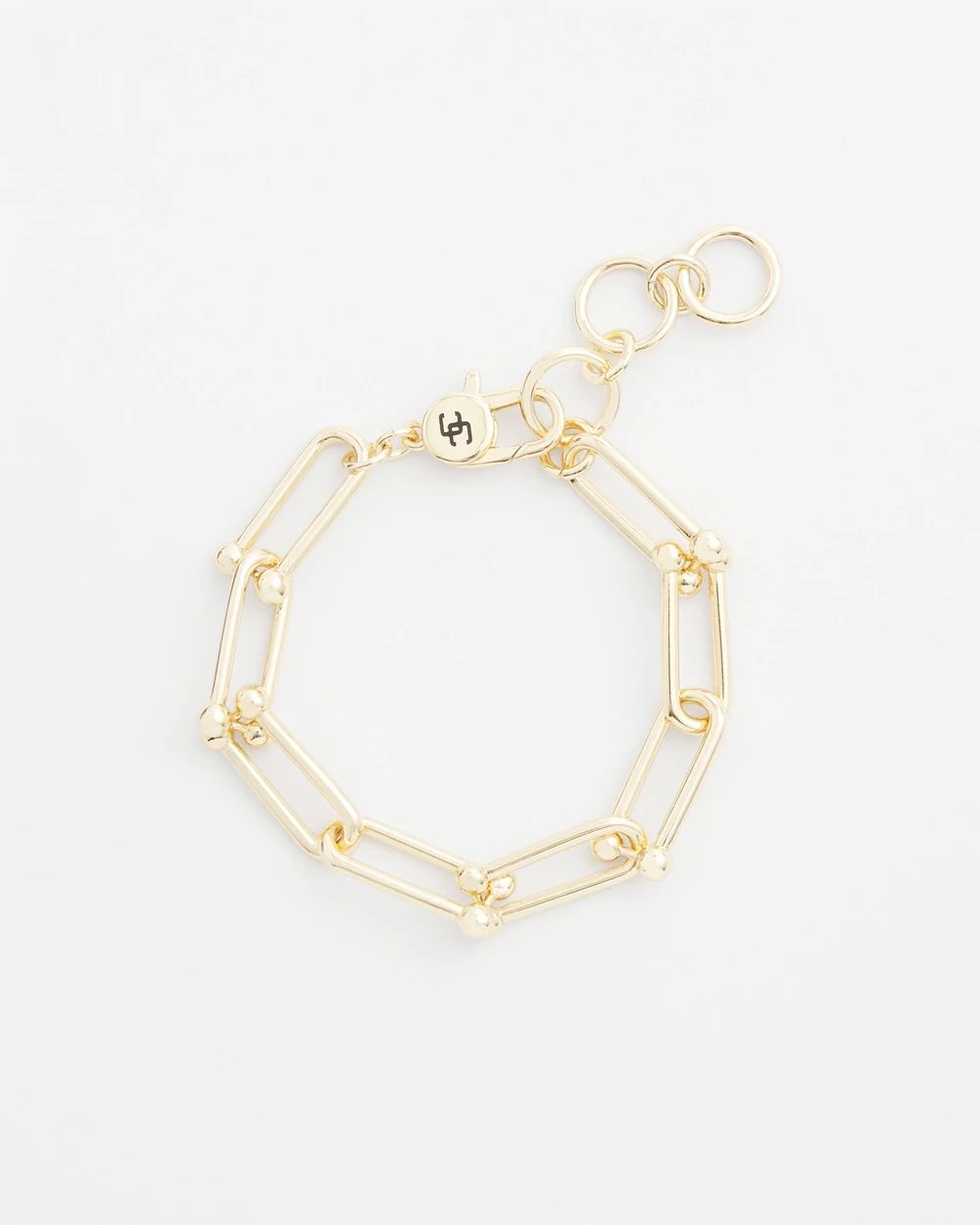 Gold Tone Links Bracelet