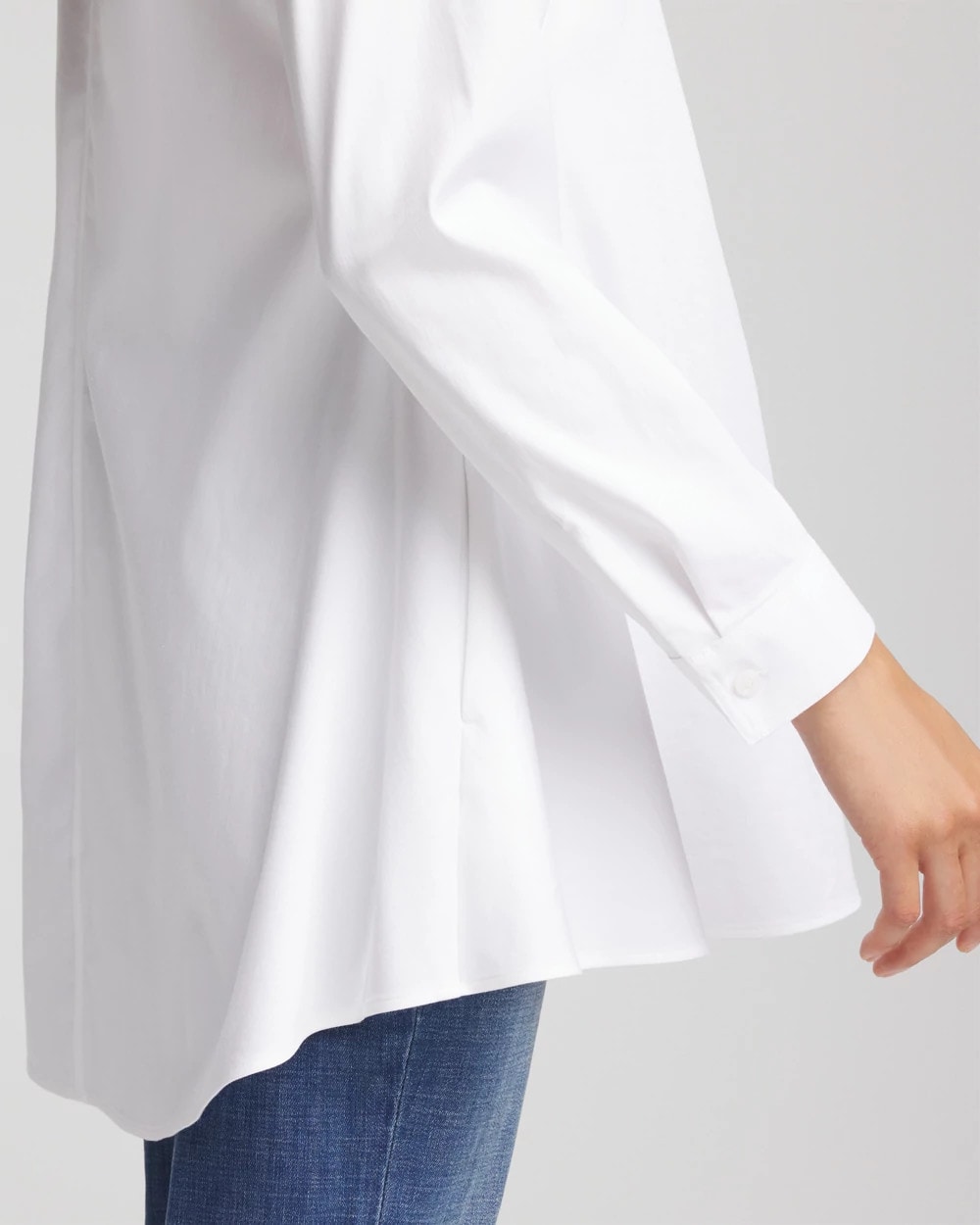 No Iron Pocketed Tunic