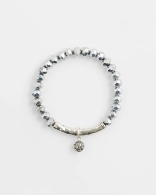 Disco Ball Dangle Stretch Bracelet