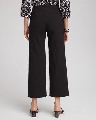 Petite Brigitte Wide Leg Cropped Pants click to view larger image.
