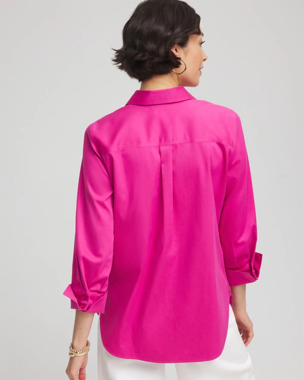No Iron™ 3/4 Sleeve Stretch Shirt