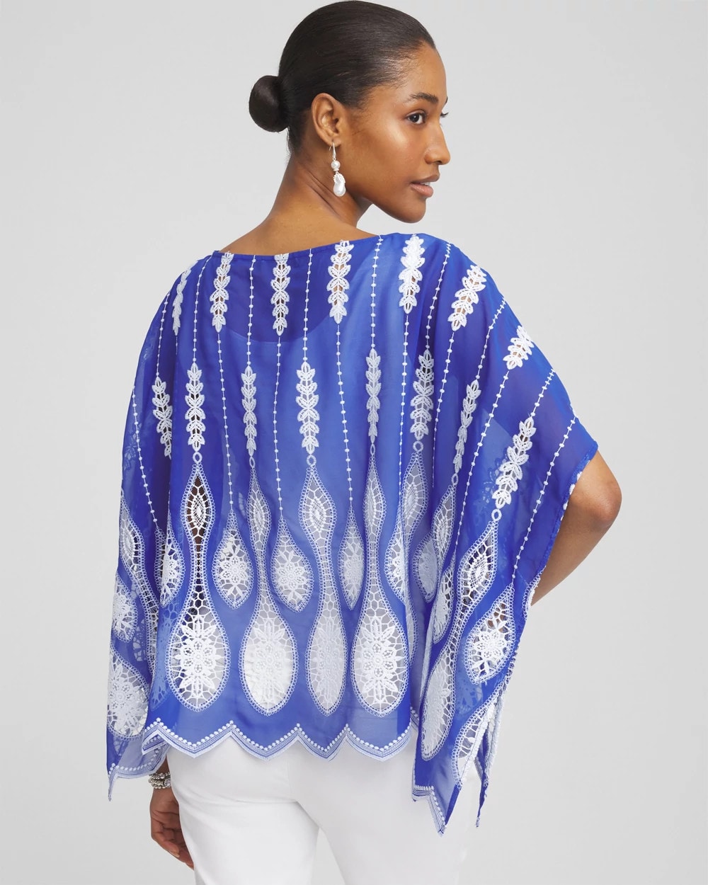 Cutwork Embroidered Poncho