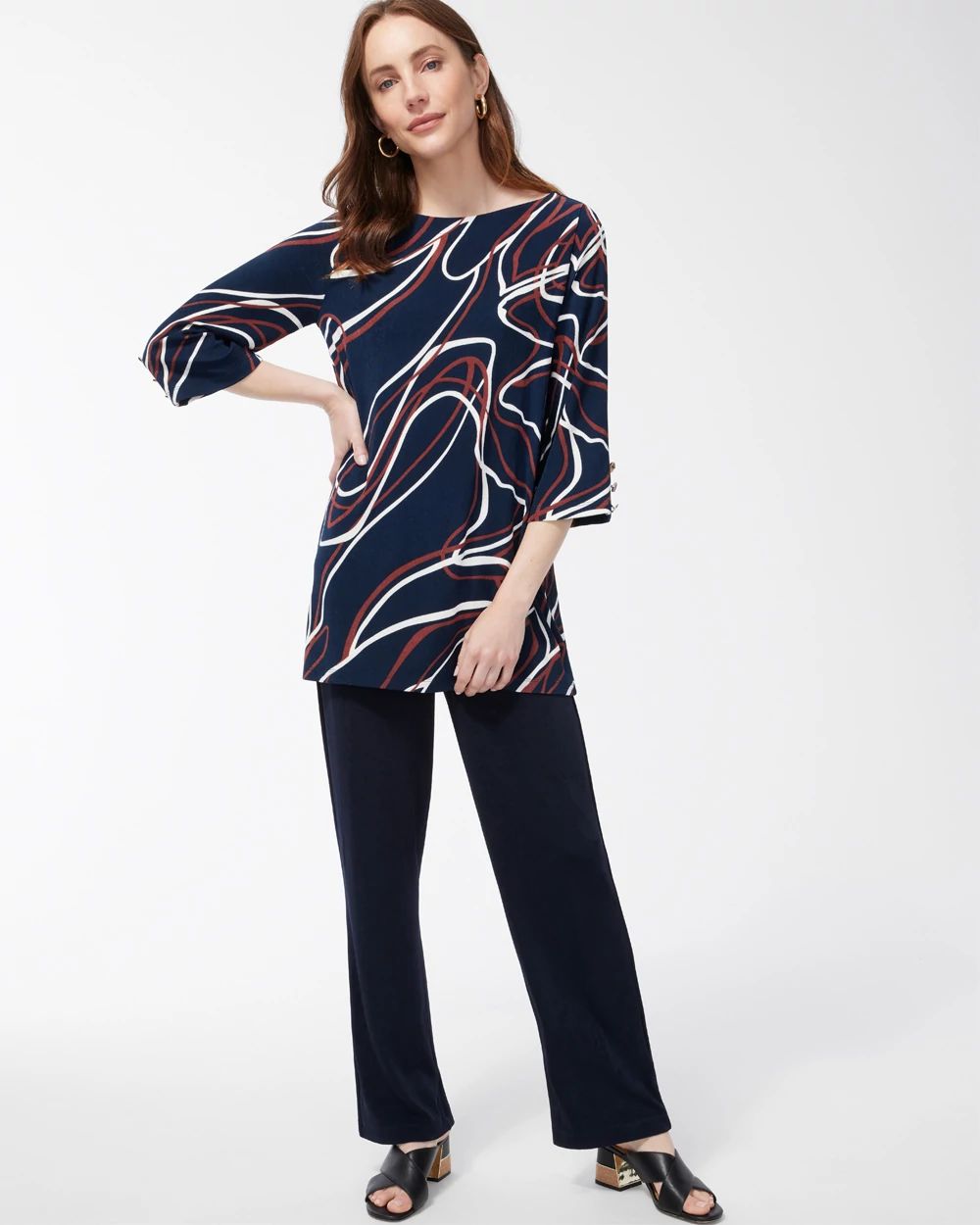 Travelers Button Detail Tunic
