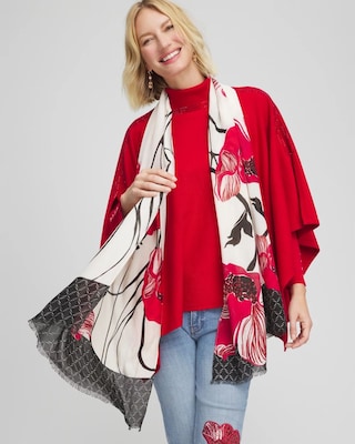 Vinstra Vine Oblong Scarf click to view larger image.