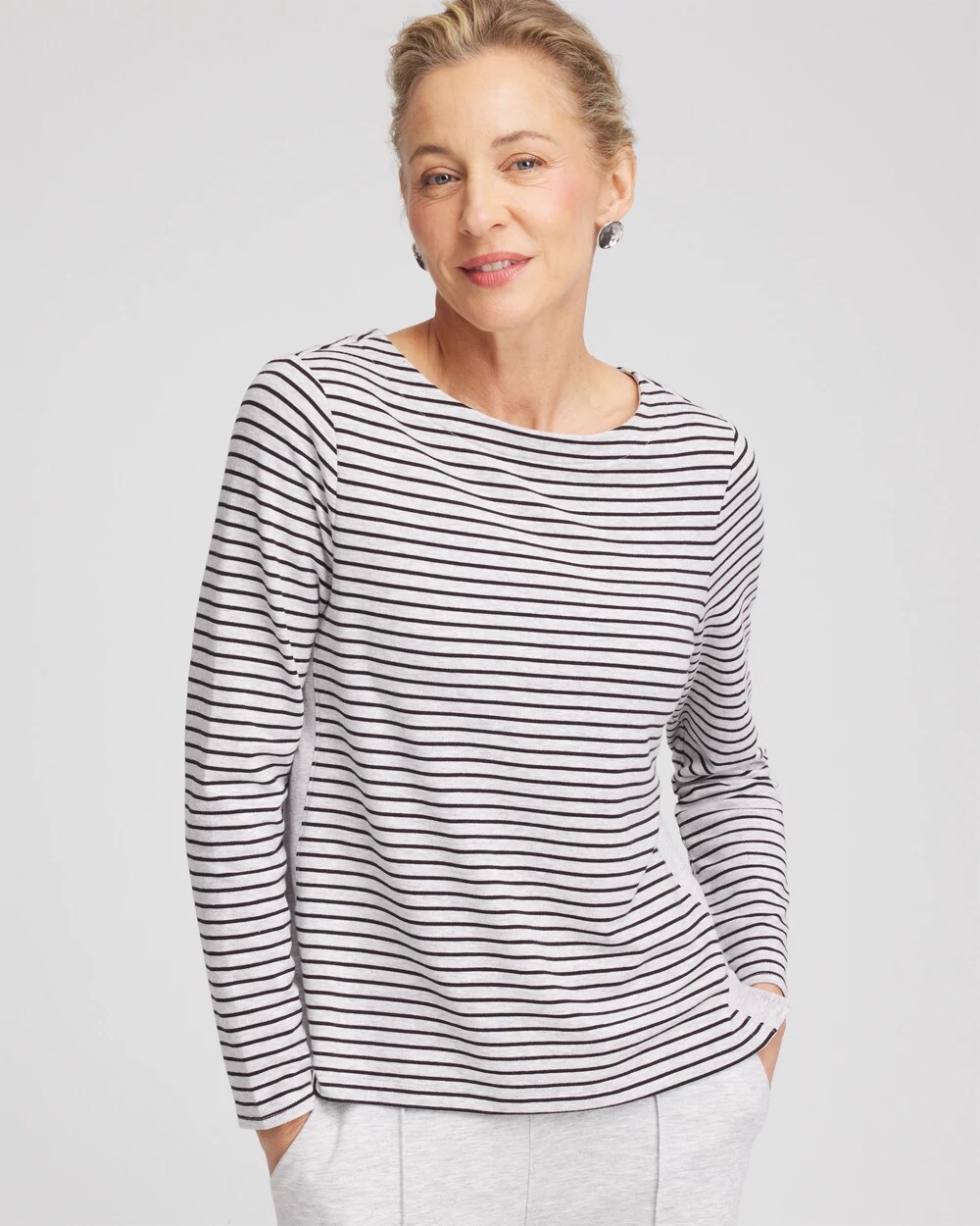 Zenergy® Block Stripe Pullover