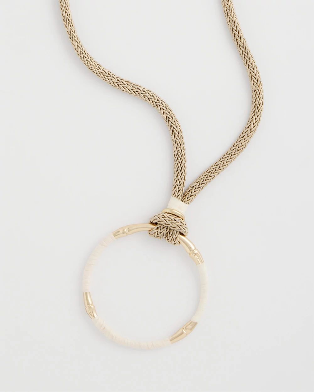 Large Open Pendant Necklace click to view larger image.