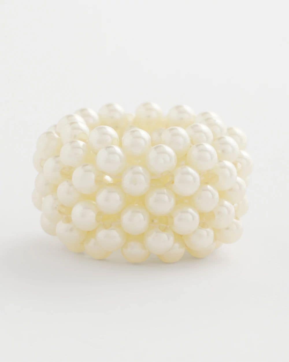 Faux Pearl Ponytail Hair Elastic