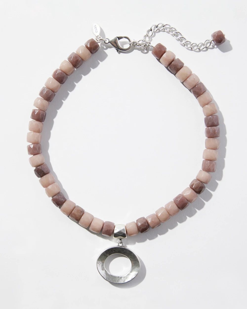 Jade Beaded Single Strand Necklace
