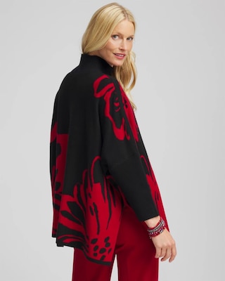 Floral Poncho click to view larger image.