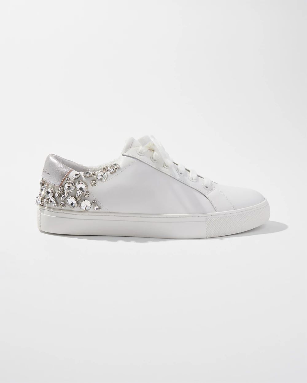 Leather Embellished Sneakers