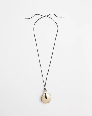 Adjustable Reversible Pendant Necklace