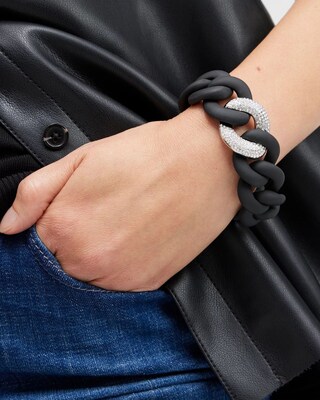Pavé Detail Links Bracelet