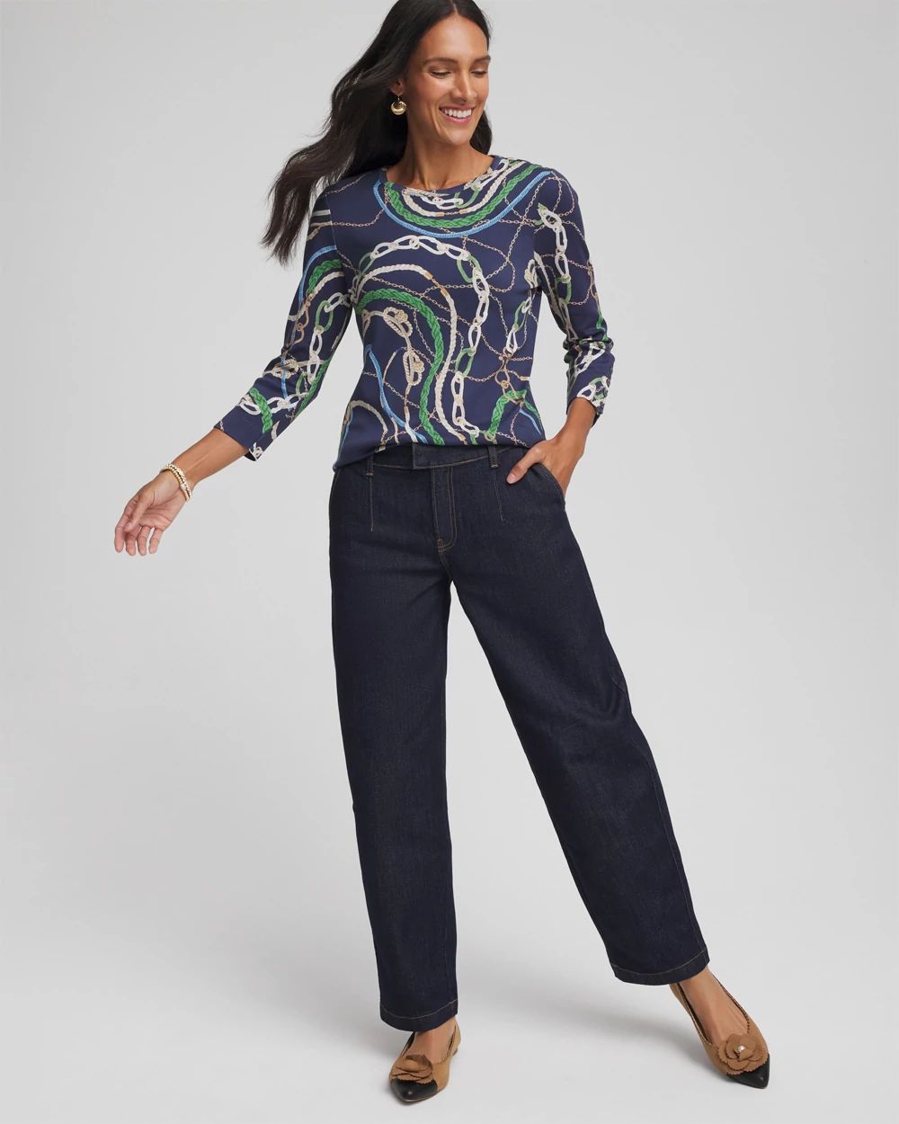 Status Pima Button Sleeve Tee