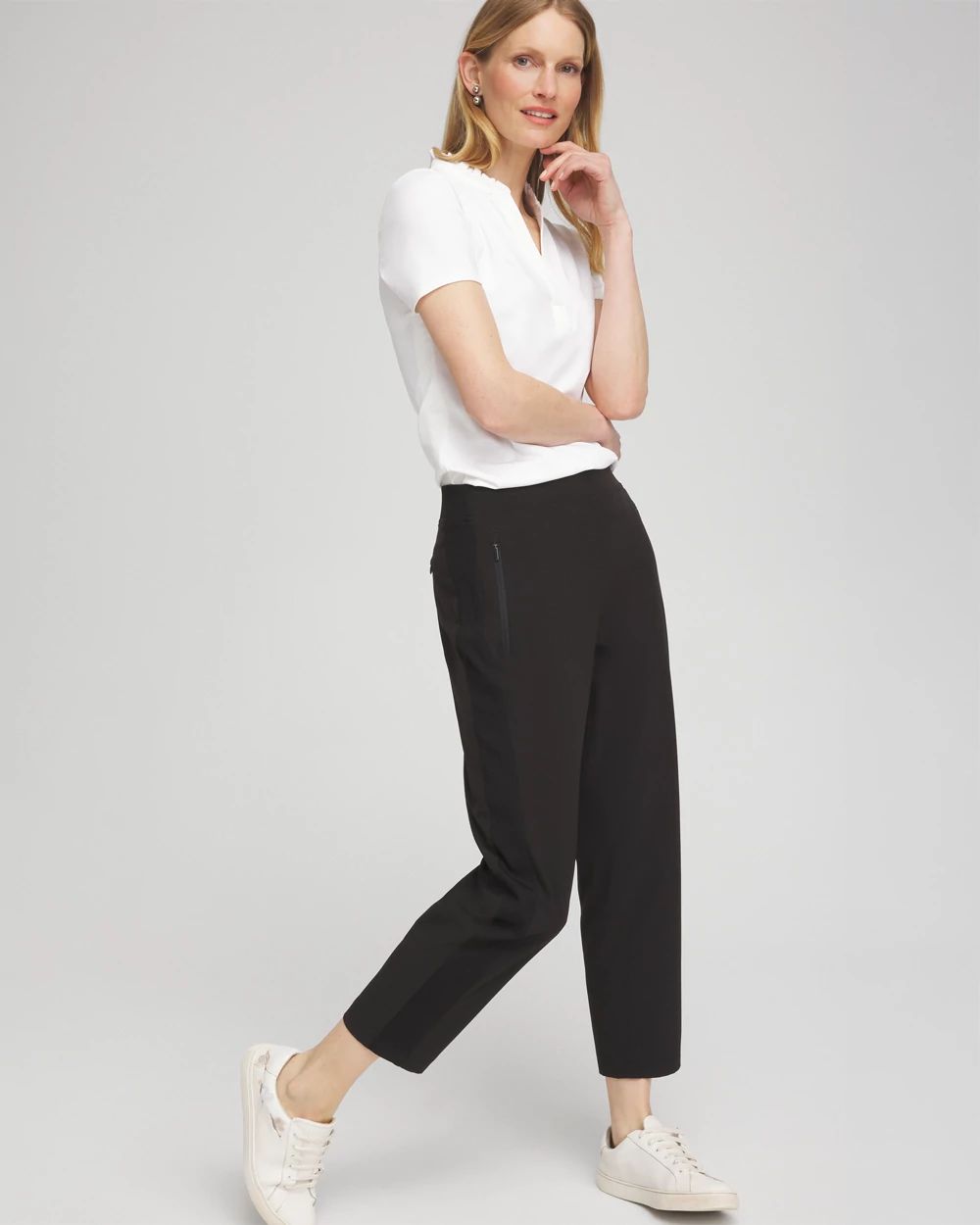 Zenergy® UPF Rib Mix Cropped Pants