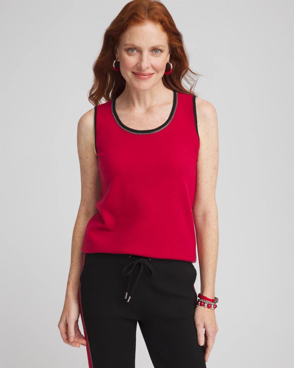 Zenergy® Luxe Cashmere Blend Ballchain Tank