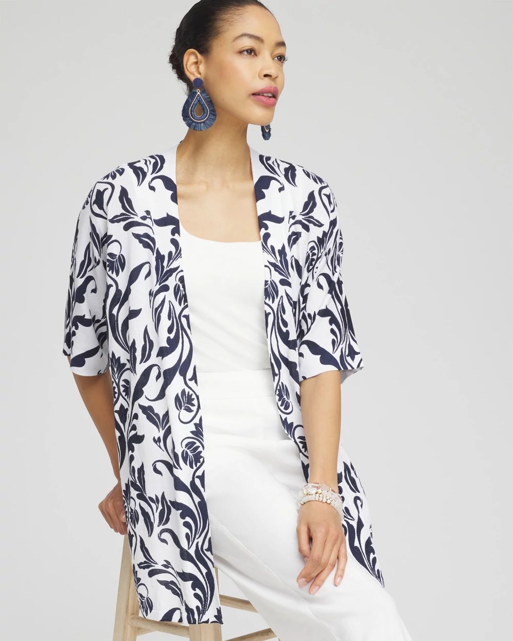 Summer Romance Swirl Midi Cardigan