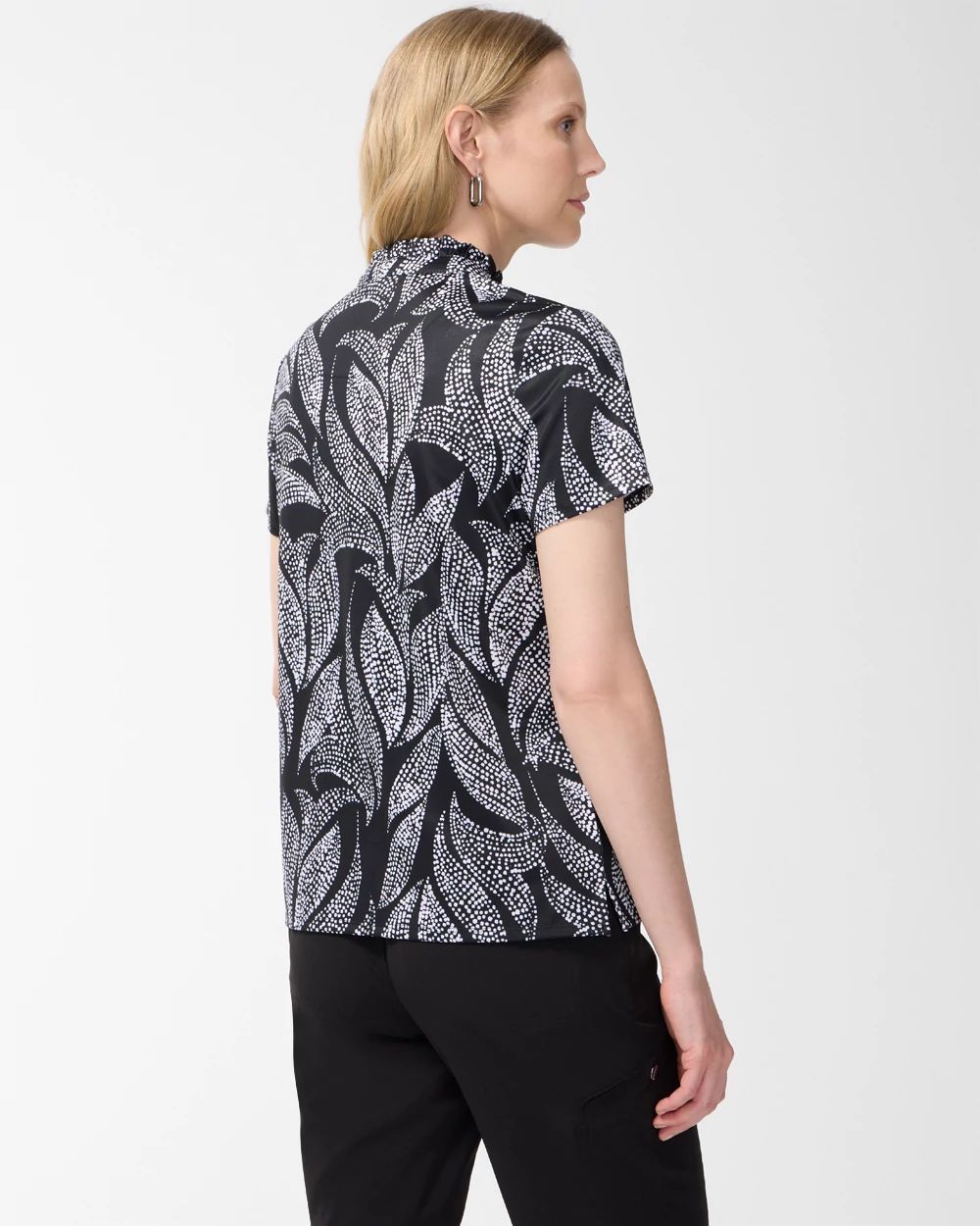 Zenergy UPF Foliage Ruffle Neck Polo