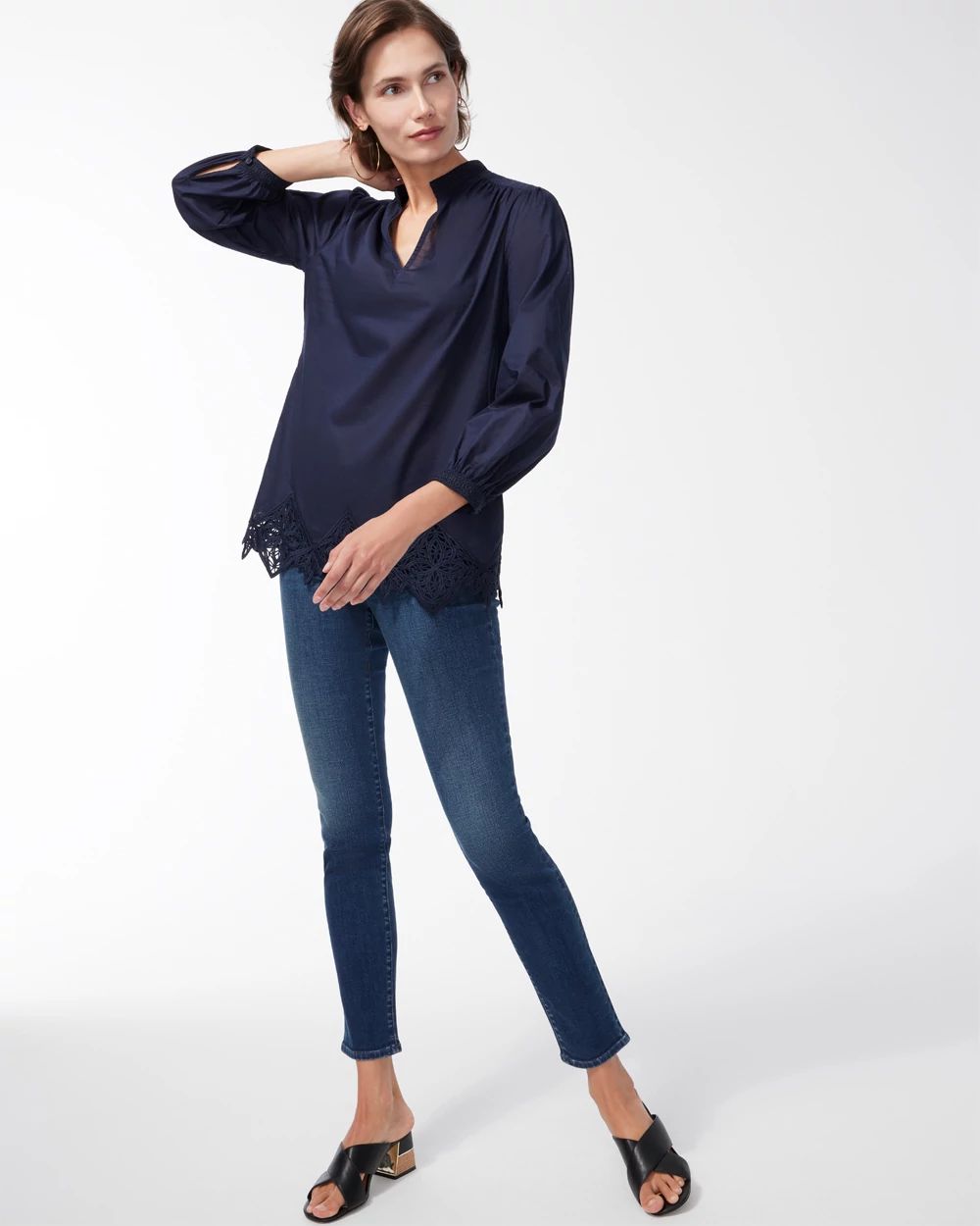 Lace Trim Top