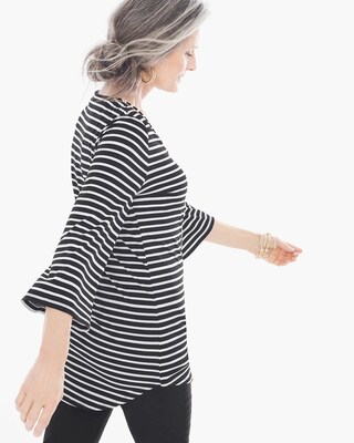 Knit Kit Striped Necklace Top