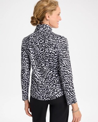 Zenergy® UPF Printed Half-Zip Polo click to view larger image.