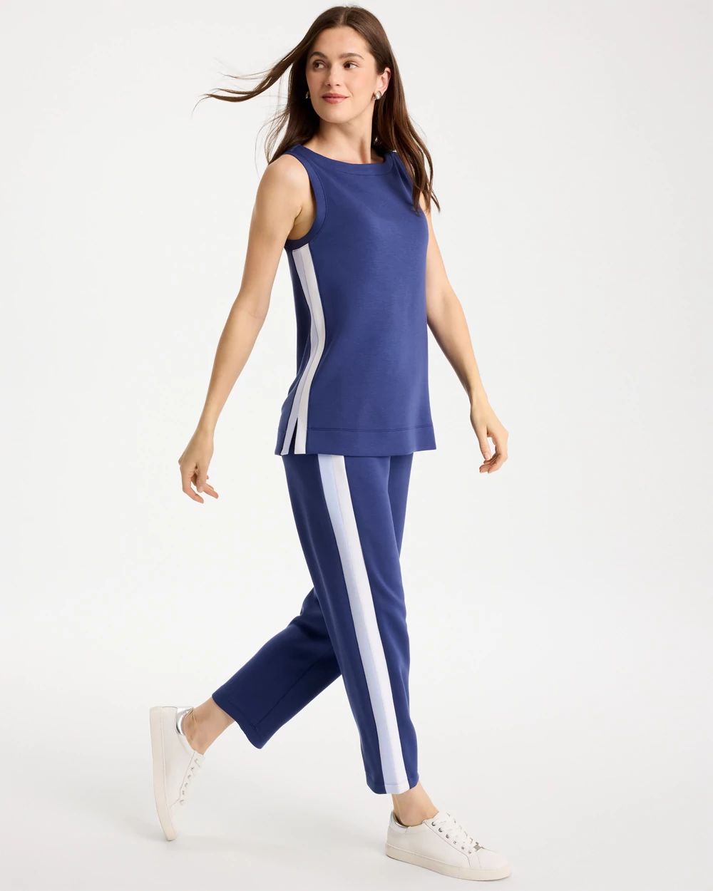 Zenergy® Soft Contrast Crop Pants click to view larger image.