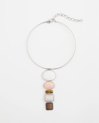 Neutrals Jade Drop Necklace