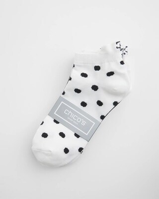 Dots Set of Three Ankle Socks