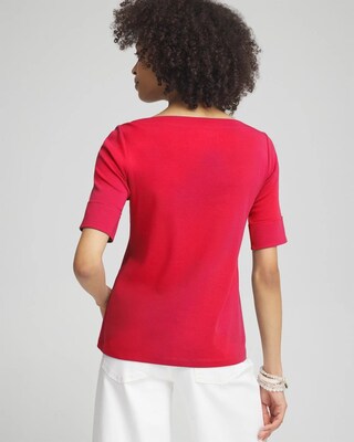 Bateau Neck Tee click to view larger image.