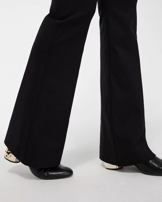Wide Waistband Flare Pants