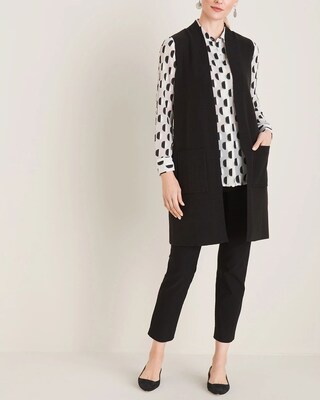 Cable-Detail Pocket Sweater Vest
