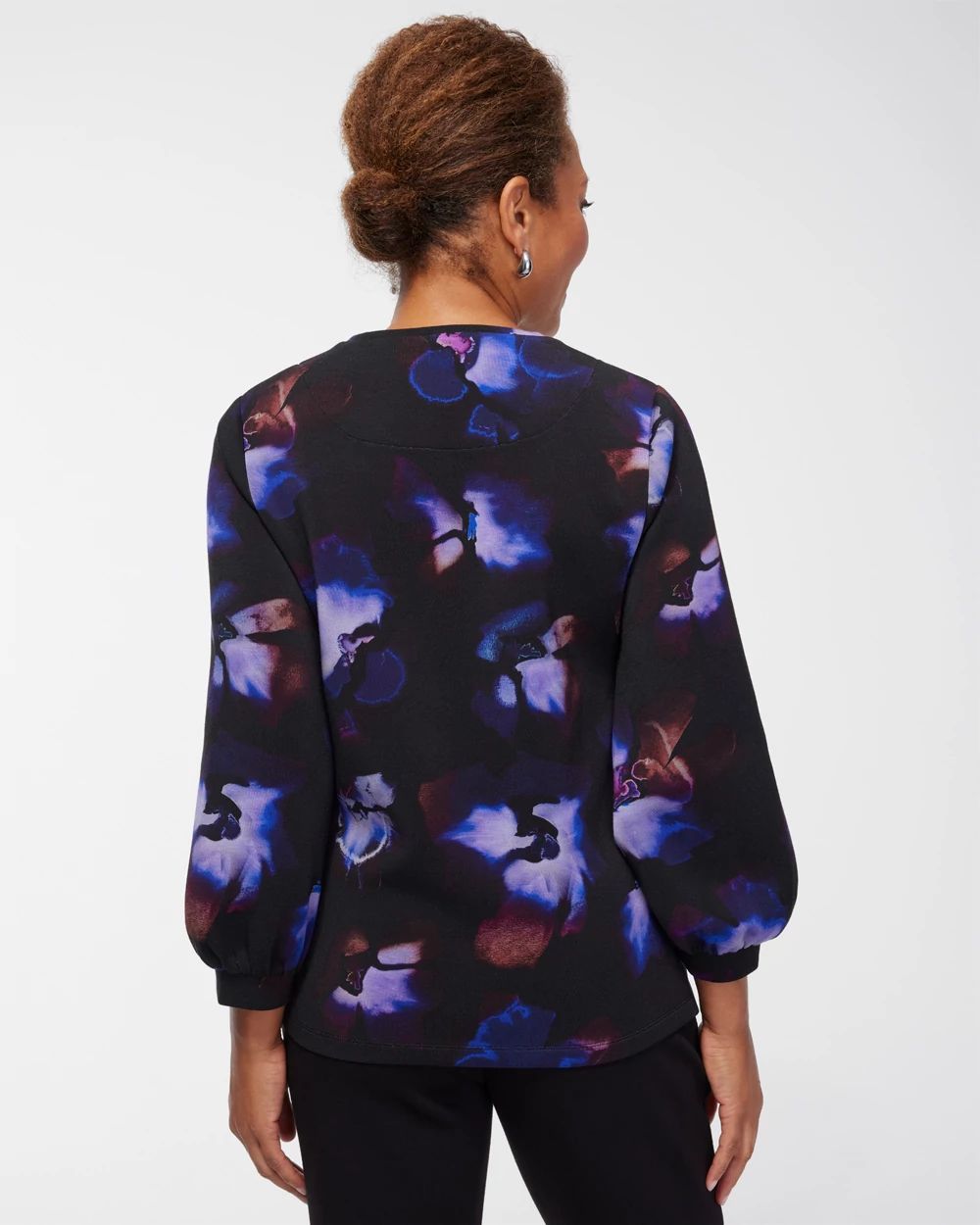 Zenergy Scuba Floral Top