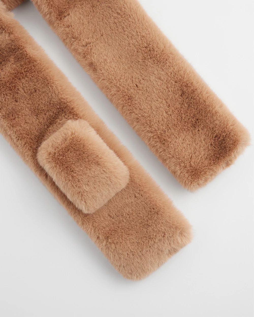Faux Fur Pull Through Scarf