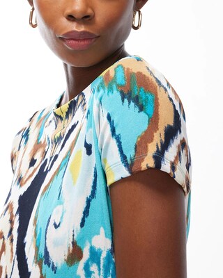 Travelers Ikat Cap Sleeve Tunic