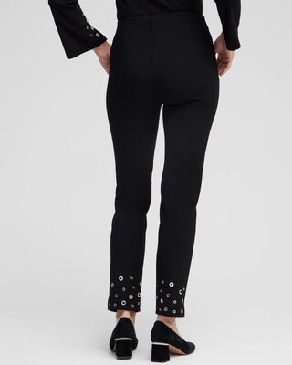 Juliet Grommet Detail Ankle Pants