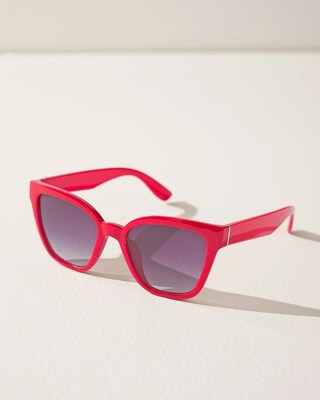 Red Wayfarer Sunglasses