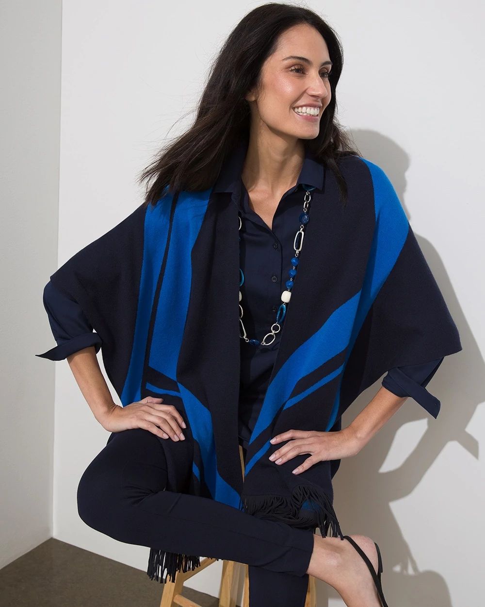 Fringe Sweater Ruana