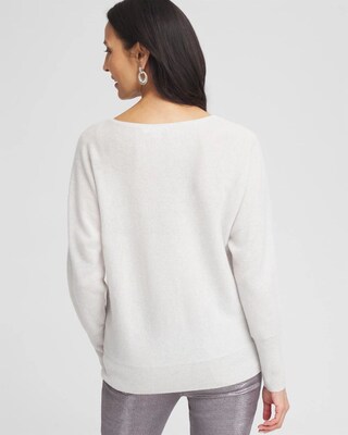 Cashmere Bateau Neck Sweater click to view larger image.
