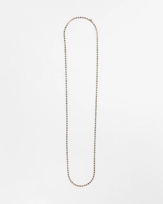 Single Strand Mother of Pearl Necklace click to view larger image.