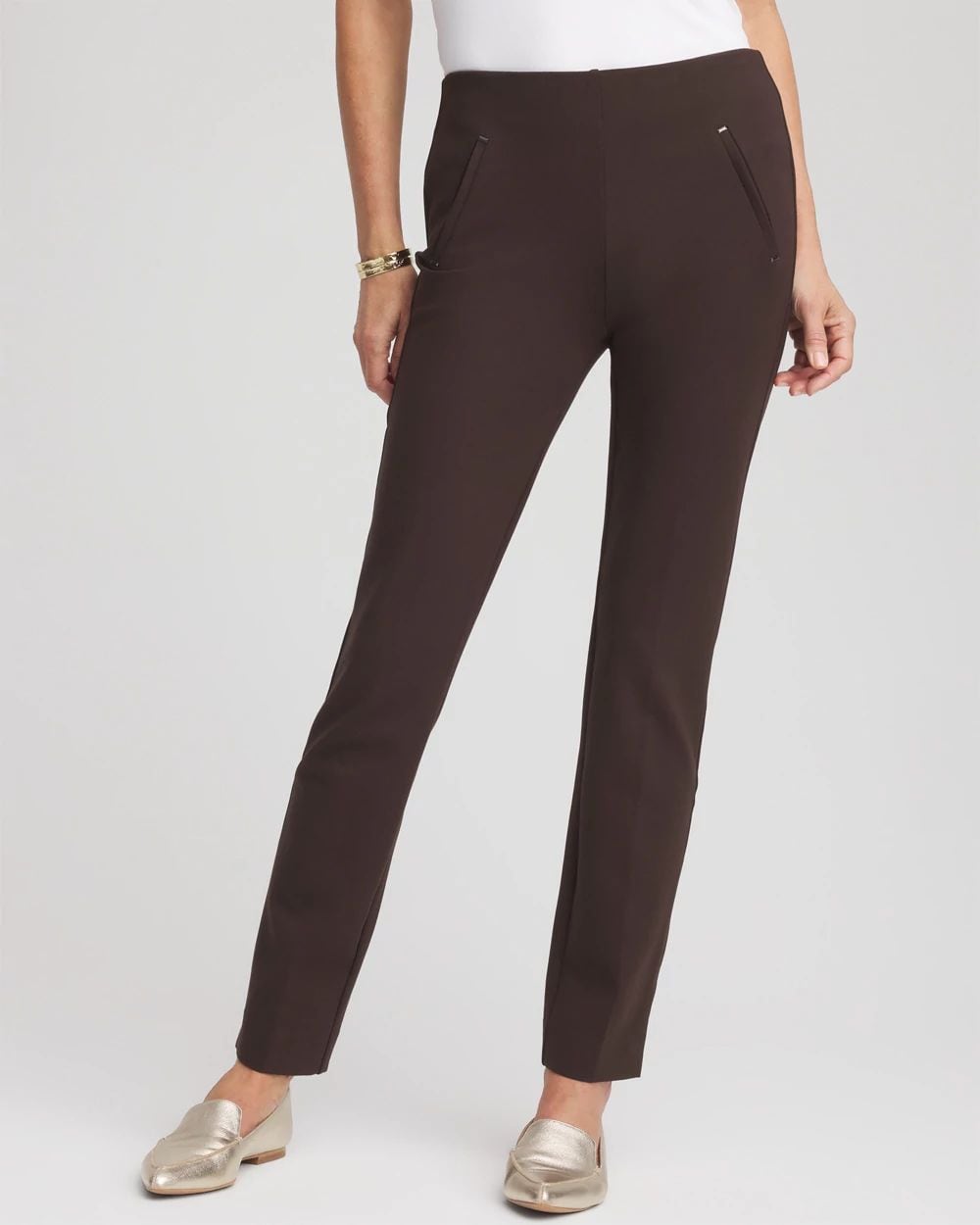 Juliet Slim Trim Detail Ankle Pants
