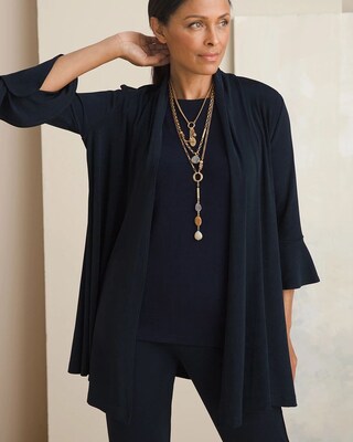 Travelers Classic Ruffle-Sleeve Jacket