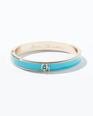Turq Enamel Bracelet