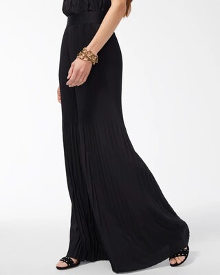 Black Label Release Pleat Flare Pant