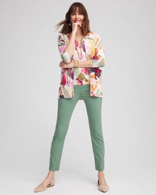 Floral Open-Front Cardigan click to view larger image.