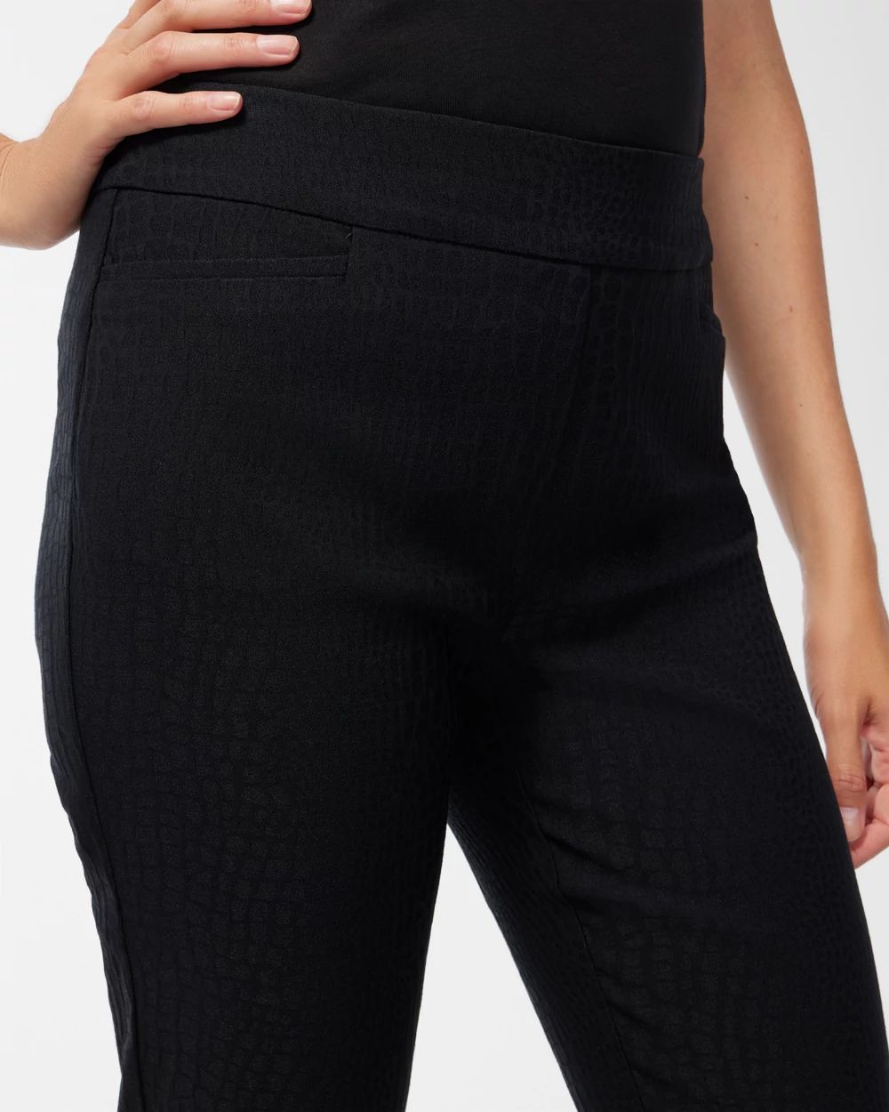 Brigitte Reptile Jacquard Pants