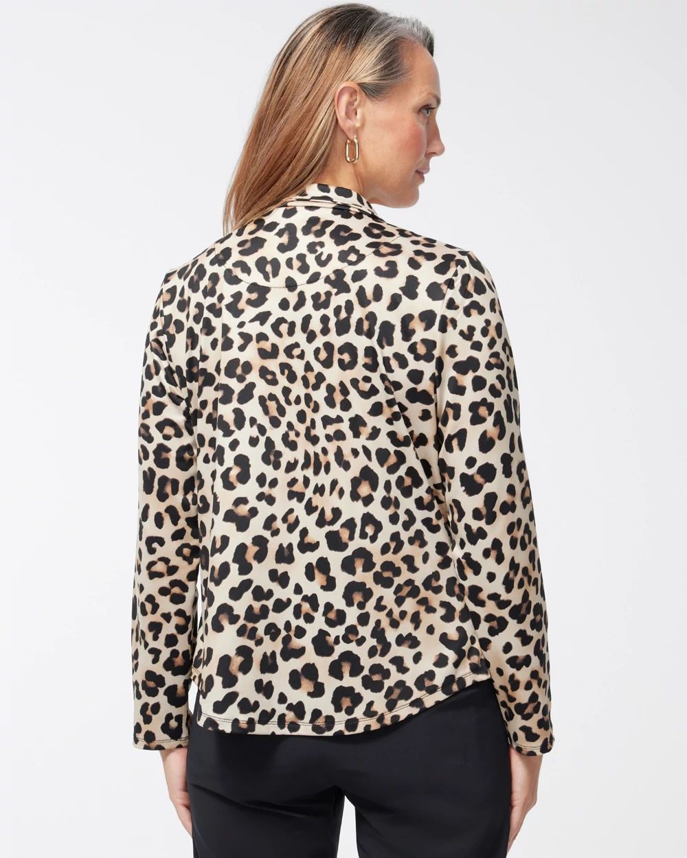 Zenergy UPF Animal Print Long Sleeve Top
